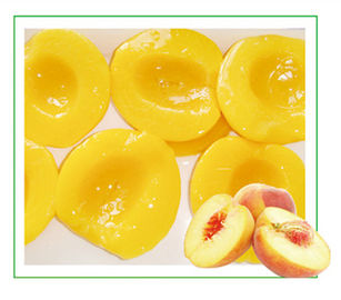 O fruto enlatado orgânico da geleia do pêssego, nenhum açúcar adicionado estanhou o fruto para bebês