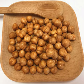 Os grãos-de-bico fritados Roasted revestidos com o nutritivo completo das vitaminas colhem