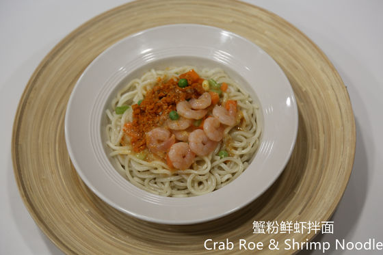Caranguejo Roe And Shrimp Noodle do reaquecimento da micro-ondas do OEM
