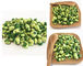 Saudável livre de fritar o petisco das ervilhas verdes com sabor amarelo do Wasabi
