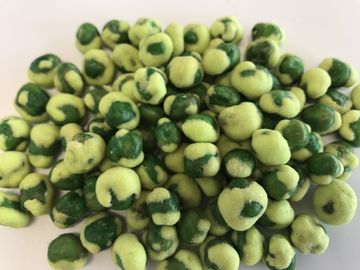 As vitaminas HALAL do petisco das ervilhas verdes do Wasabi do amarelo do certificado contêm a embalagem maioria