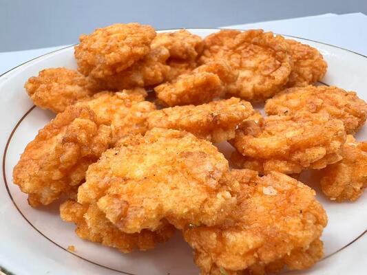 Bolachas de arroz com sabor picante/churrasco/simples