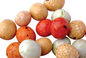 Amendoins redondos do molho de soja da qualidade principal com pacote do varejista