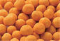 Ingrediente cru seguro saudável dos biscoitos revestidos picantes revestidos amarelos dos amendoins da cor