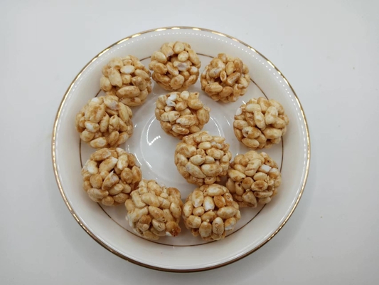 Bolas de arroz de caramelo