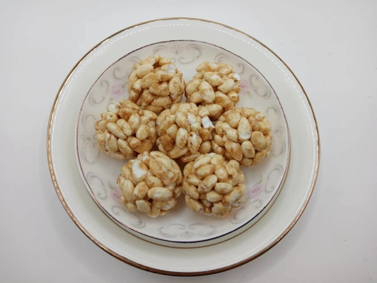 Bolas de arroz de caramelo