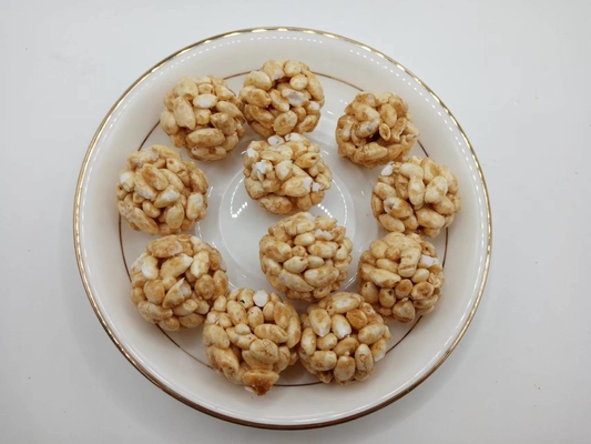 Bolas de arroz de caramelo