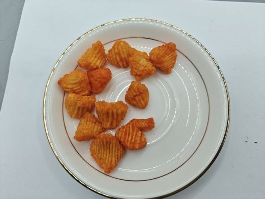 Snacks em forma de caracol
