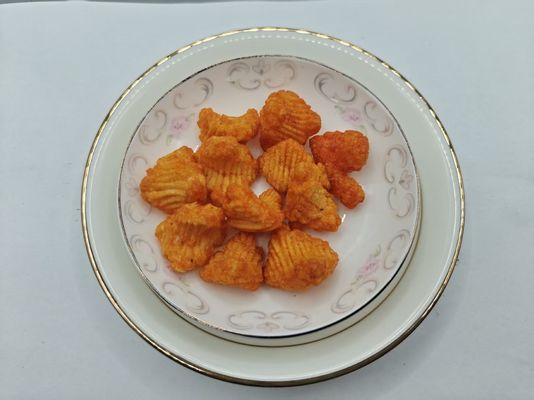 Snacks em forma de caracol
