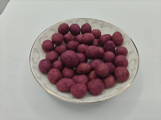 Amendoins de batata doce roxo crocante