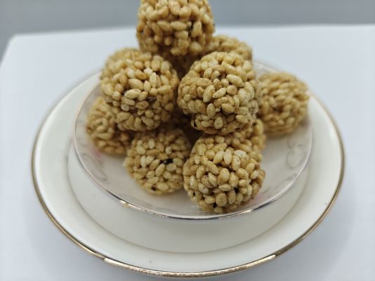 Embalagem a granel de bolinhos de arroz com nozes e alta proteína