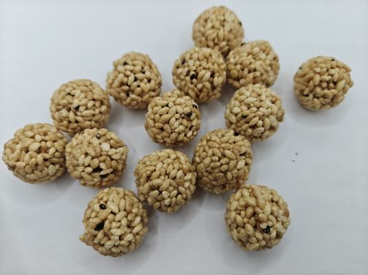 Embalagem a granel de bolinhos de arroz com nozes e alta proteína