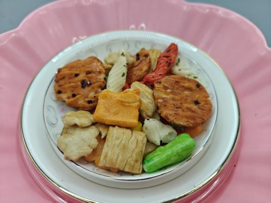 Embalagem de variedades de biscoitos de arroz misturados Embalagem a granel