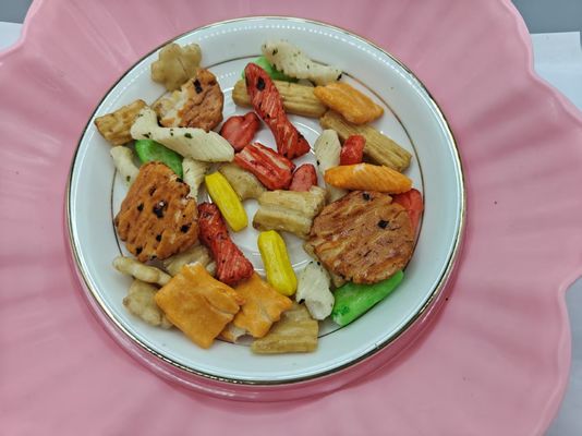 Embalagem de variedades de biscoitos de arroz misturados Embalagem a granel