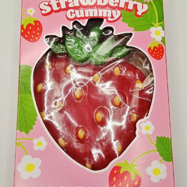 Brinquedos com sabor a frutas envoltos individualmente com formas gigantes e novas