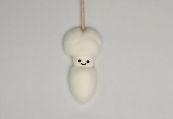 Grelhados em forma de marshmallows fogueira S'mores sabor de baunilha gelatina festas grátis