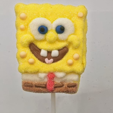 Pirulitos de Marshmallow com Personagens de Desenhos Animados
