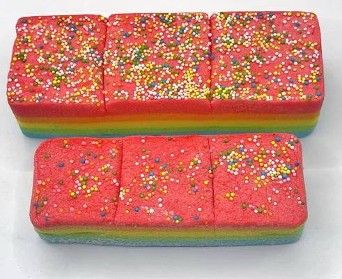 Marshmallow Dreamcake Rainbow Swirls Extra Mastigável, Super Fluffy & 100% Sugar Rush Felicidade