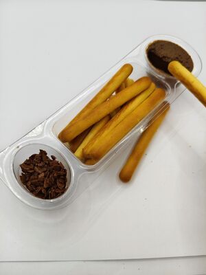 Biscoitos Crocantes com Mergulho de Morango com Purê de Morango Real e Guloseimas para Lancheira Infantil Não-OGM Enriquecidas com Cálcio