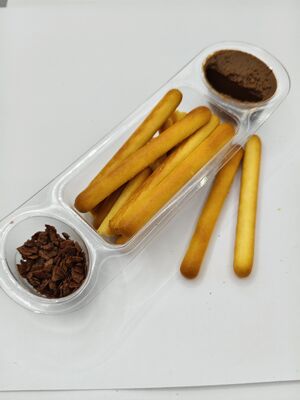 Batatas Fritas com Chocolate Gourmet com 22% de Sólidos de Cacau e Sal Rosa do Himalaia em Embalagem Dupla com Selagem