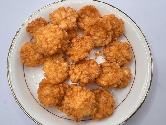Mistura de Bolachas de Arroz Redondas com Sabor Chilli/BBQ OEM - Snacks Crocantes com 12 Meses de Validade