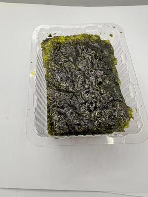Snacks de Alga Marinha Tostada com Sabor de Sal Marinho - Mistura de Snack Saudável Sem Glúten e Baixo Teor de Gordura