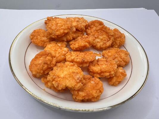 Bolachas de arroz com sabor picante/churrasco/simples