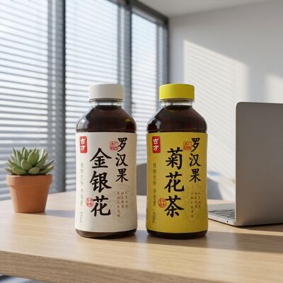 Bebida natural de ervas com ingredientes de alta qualidade para uso conveniente como lanches de soja