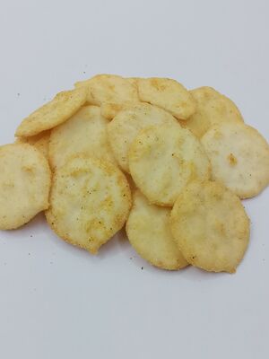 Bolinhos de arroz de qualidade superior com textura leve e crocante embalados individualmente para o seu frescor