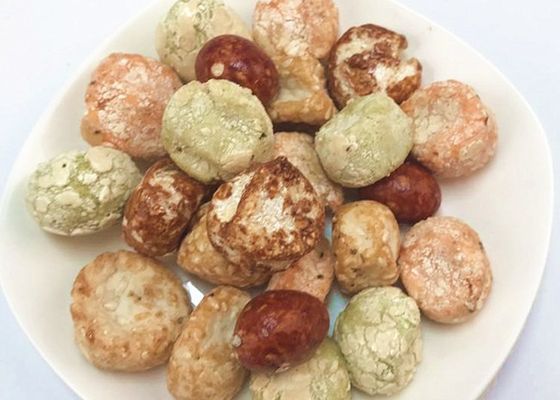 O BBQ salgado Wasabi revestiu o rei Roasted biscoitos Biscoito dos amendoins da mistura do petisco do amendoim