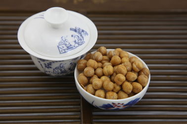 Wasabi dietético petisco Roasted dos grãos-de-bico, textura dura cozida crocante dos grãos-de-bico