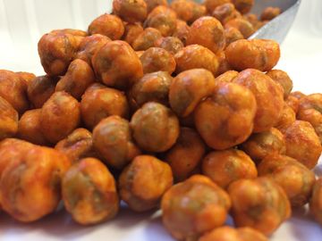 Os microelementos do rei Feijão Picante Grão-de-bico Petisco contiveram produtos kosher dietéticos