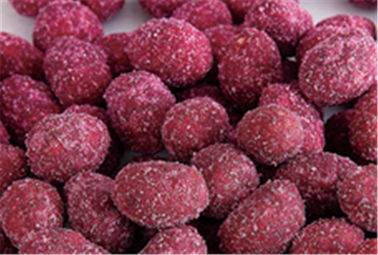 Petisco revestido do amendoim da batata roxa, amendoins revestidos doces deliciosos nenhum pigmento