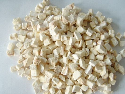 O gosto friável liofilizou o alimento peneirado do açúcar das microplaquetas 50%-65% da banana do fruto tamanho total