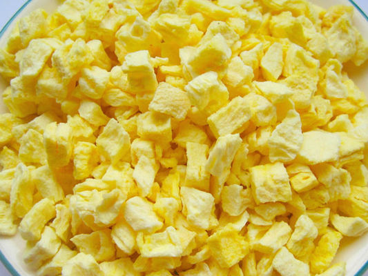 Fruto liofilizado nutritivo, sabor cru liofilizado do fruto do abacaxi