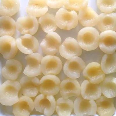Fruto enlatado orgânico delicioso, habilitado kosher enlatado orgânico das peras de Bartlett
