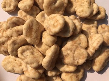 O caranguejo crocante Roasted taxa da ruptura de GMO das favas NÃO - a textura friável salgada da baixa