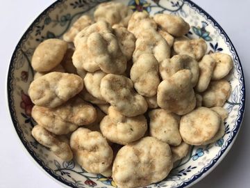 Petisco da fava da matéria prima, sabor cozido crocante do enamorado do pasto das favas