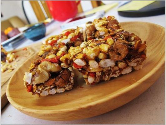 Barras de energia da proteína do milho, altas - barras de café da manhã da proteína uma vida útil de 12 meses