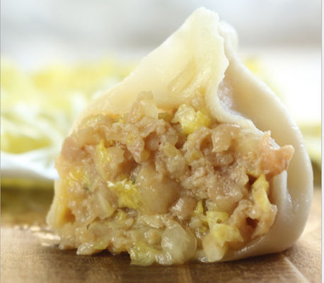 Armazenamento material congelado vapor do restaurante tradicional -18℃ das bolinhas de massa de Jiaozi do chinês