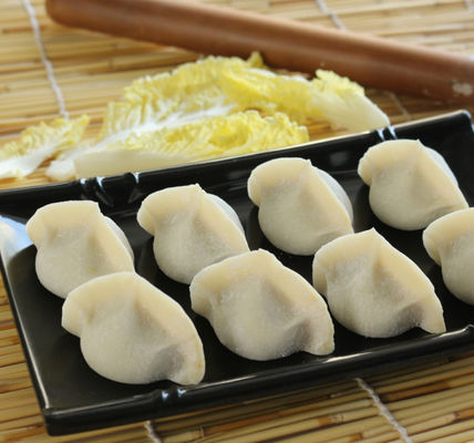 Sabor diferente saboroso alimento processado congelado, bolinhas de massa chinesas congeladas Jiaozi