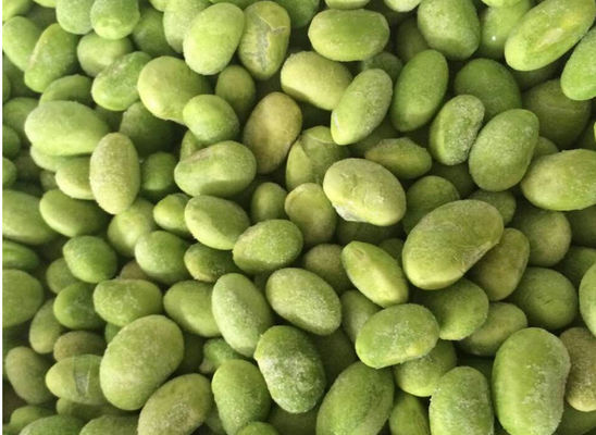 Alimento processado congelado natural, ervilhas verdes frescas congeladas saudáveis de Edamame dos alimentos