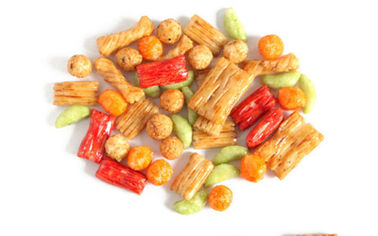Gosto friável peneirado tamanho da mistura do biscoito do pretzel nenhum estilo japonês de cor de alimento