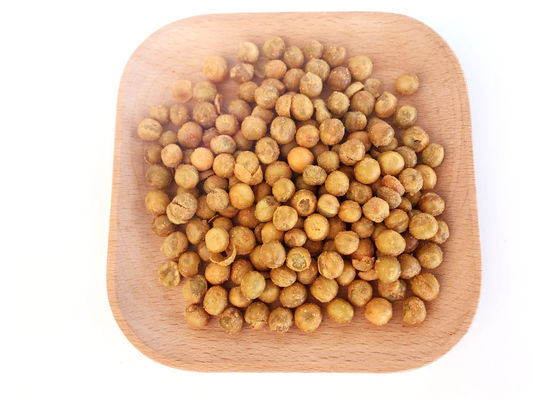 Halal kosher do petisco pequeno picante das ervilhas verdes do sabor com certificados médicos