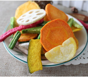 Ponto baixo liofilizado enlatado do vegetal de fruto - caloria Nutrutions completo
