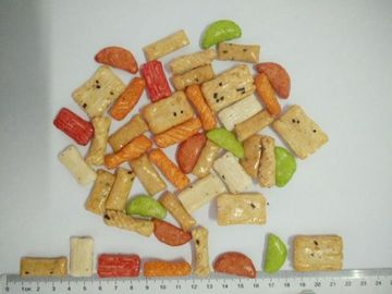 Biscoitos friáveis BRC HACCP do arroz da forma do BBQ/queijo/sabor picante multi