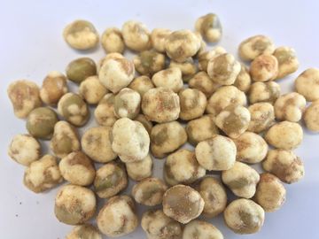Halal/Haccp secou o alimento cozido crocante do petisco das ervilhas de verde do sabor de Wasabi/BARBECUE/Spicy e friável natural Roasted da porca
