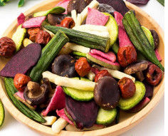 A saúde doce da nutrição do sabor liofilizou microplaquetas secadas fruto do vegetal de fruto