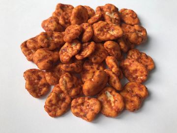 Certificado fritado revestido do petisco BRC das favas do alho sabor picante quente