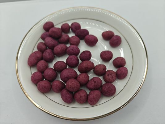 Amendoins de batata doce roxo crocante